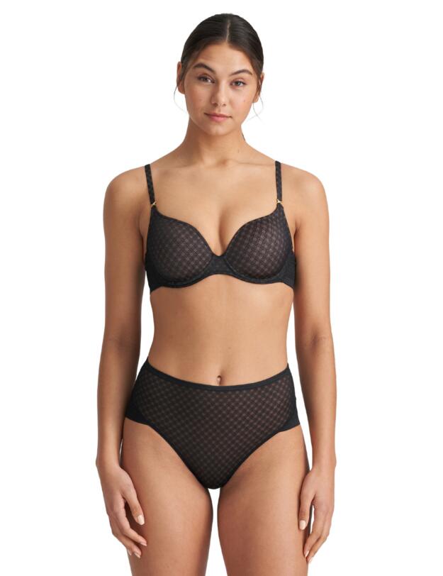 Marie Jo Channing Heart Shaped Padded Bra Black 