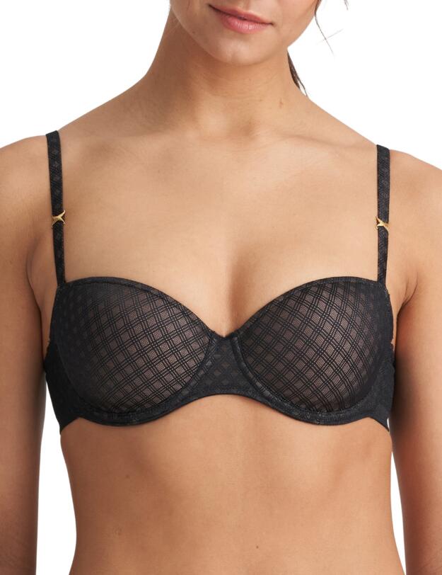 Marie Jo Channing Padded Balcony Bra Black 
