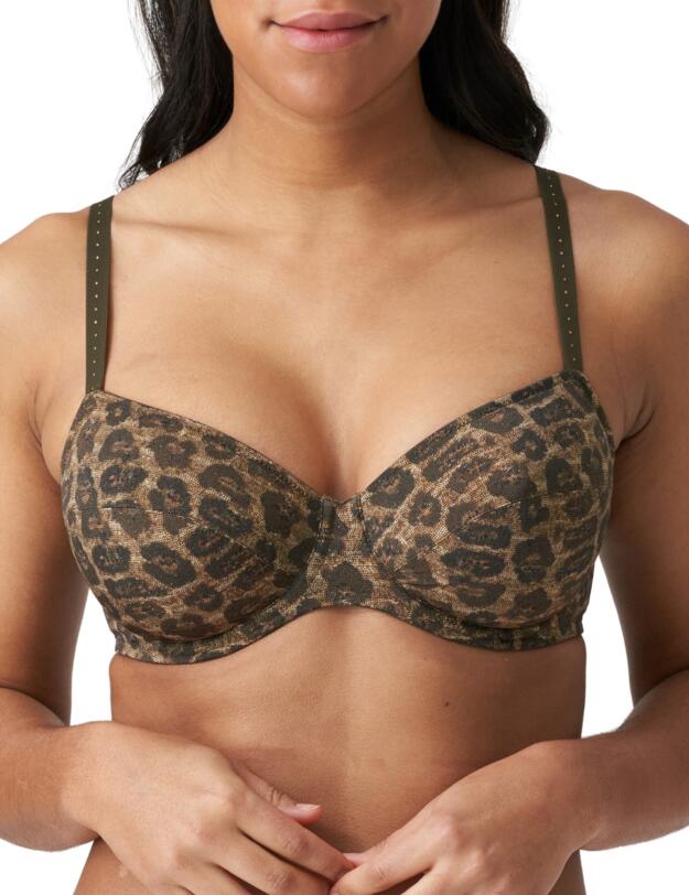 Marie Jo Hugh Full Cup Underwired Bra Olive Green 