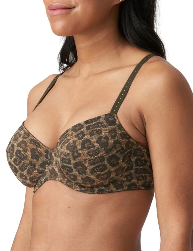 Marie Jo Hugh Full Cup Underwired Bra Olive Green 