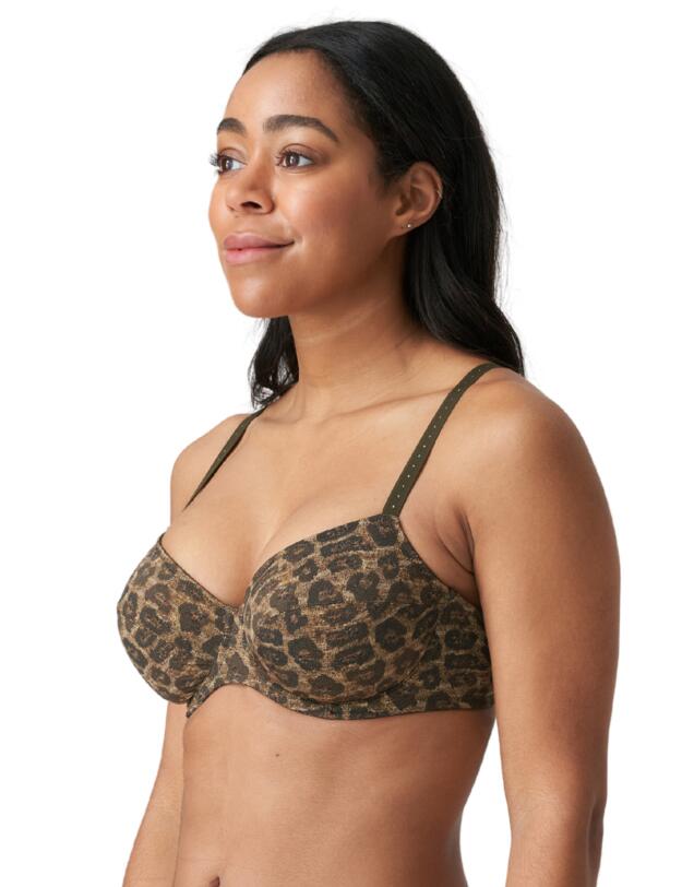 Marie Jo Hugh Full Cup Underwired Bra Olive Green 