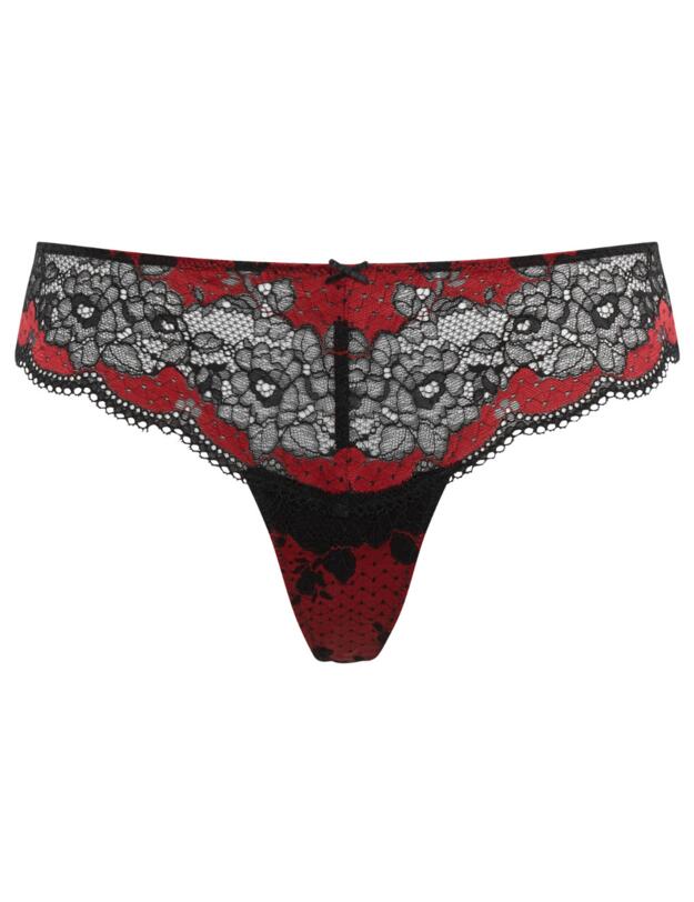 Panache Clara Thong Ruby / Noir