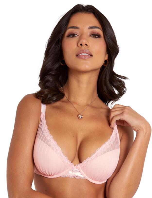 Pour Moi Luxe Linear Lightly Padded Bra Soft Pink