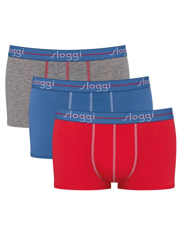 Sloggi Men Start Mens Hipster Briefs 3 Pack Multiple Colours