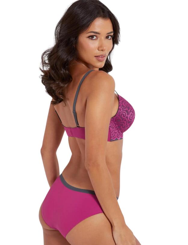 Pour Moi Romance Brief Magenta/Slate