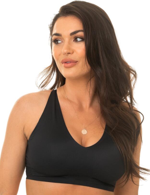 Pour Moi Off Duty Non-Wired Bralette Black