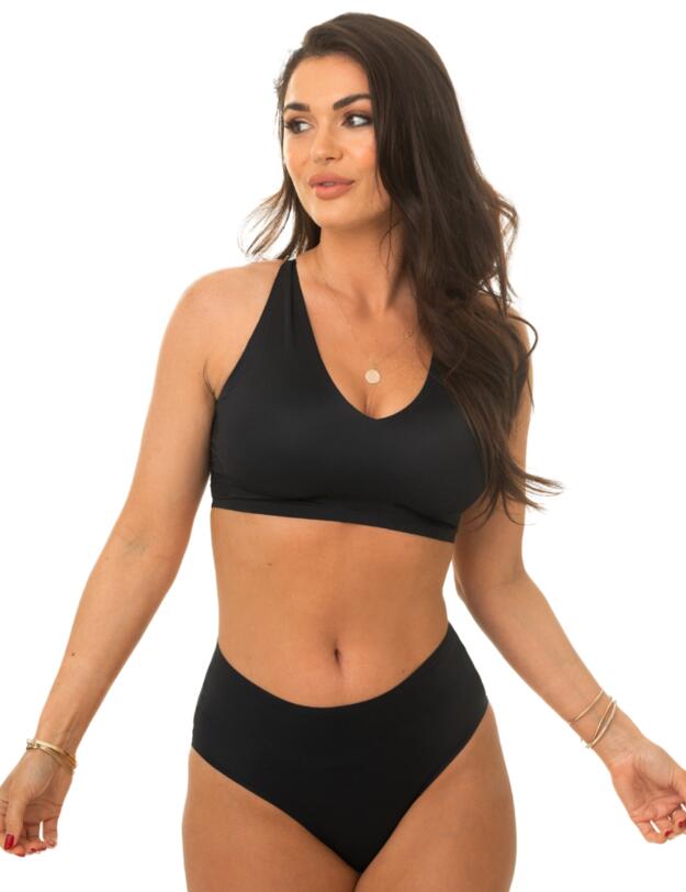 Pour Moi Off Duty Non-Wired Bralette Black