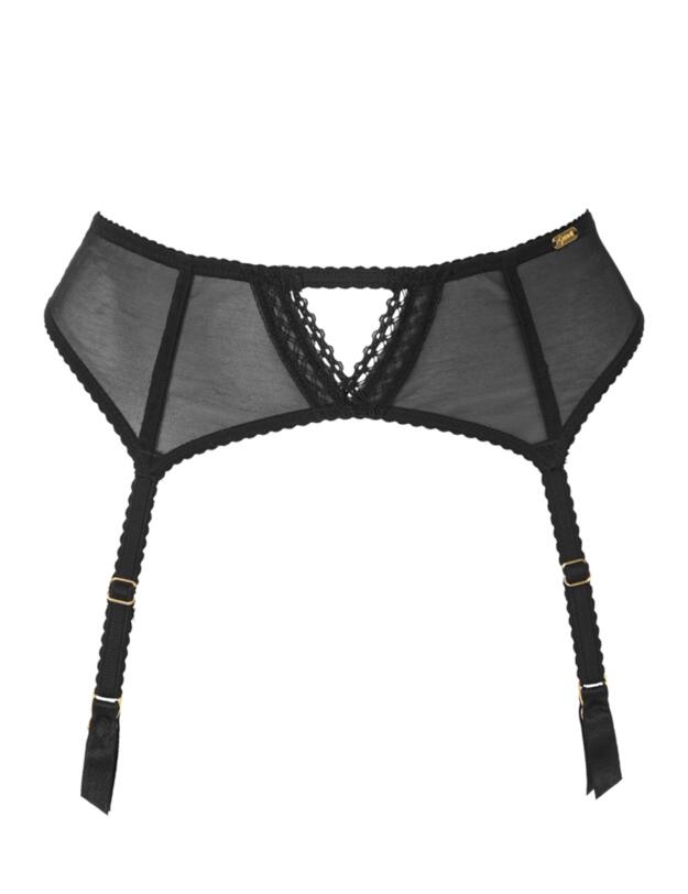 Gossard Sheer Seduction Suspender Belt Black