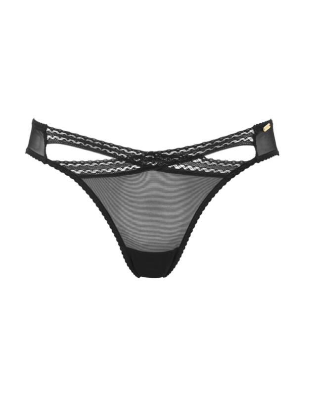 Gossard Sheer Seduction Brief Black