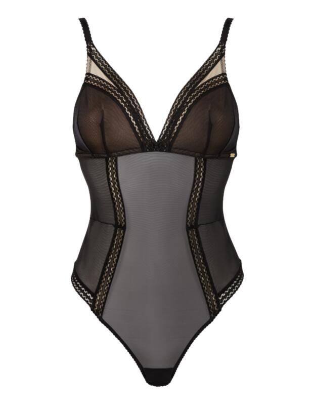 Gossard Sheer Seduction Bodysuit Black