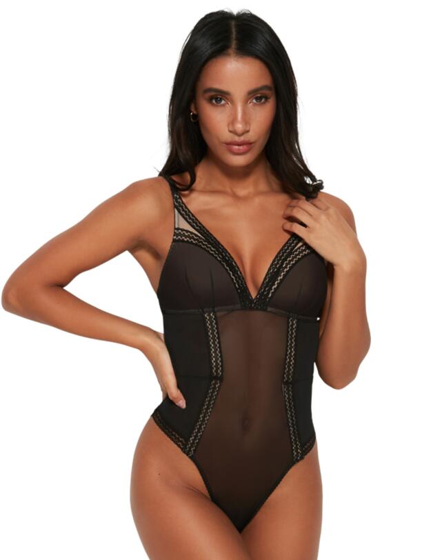 Gossard Sheer Seduction Bodysuit Black