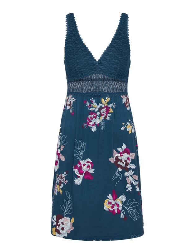Triumph Aura Spotlight Night Dress Blue Combination 