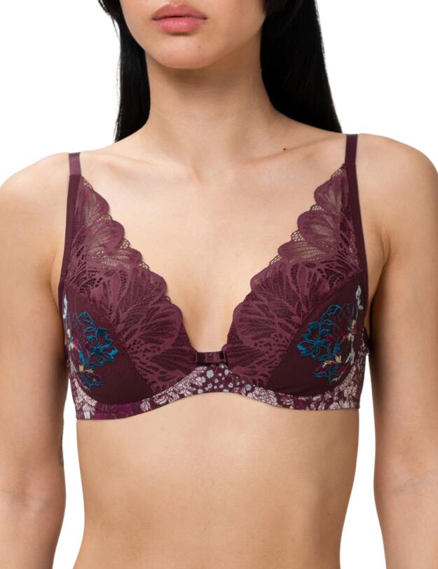 Triumph Lavish Spotlight Underwired Bra Claret 