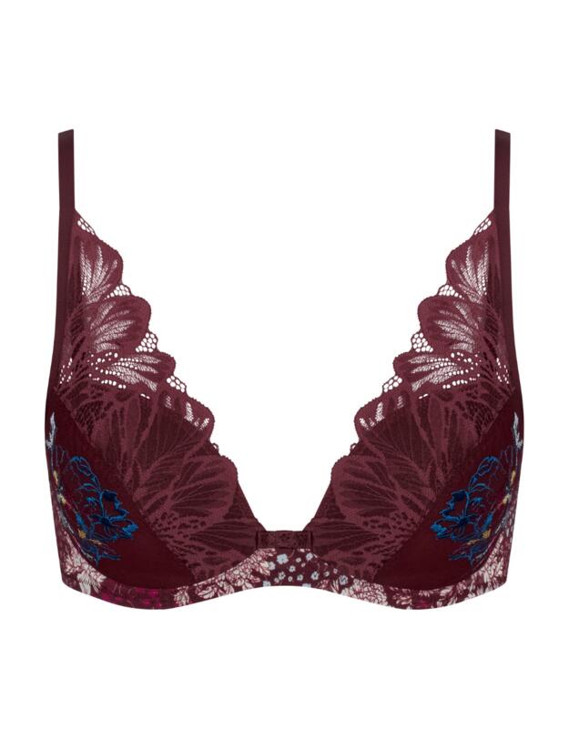 Triumph Lavish Spotlight Underwired Bra Claret 