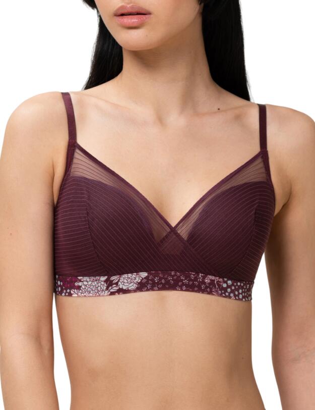 Triumph Lavish Spotlight Padded Bralette Claret 