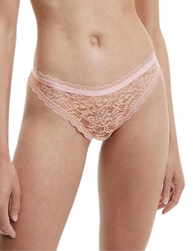  Calvin Klein CK One Lace Brief Pink Shell
