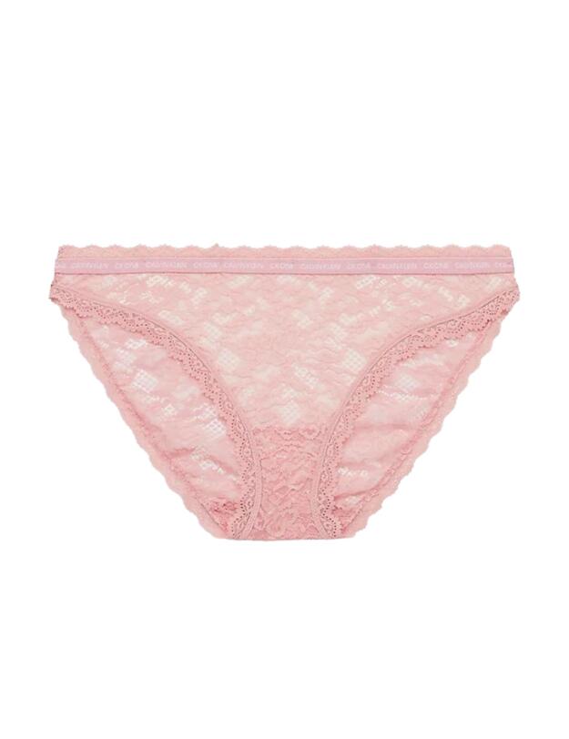  Calvin Klein CK One Lace Brief Pink Shell