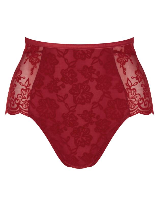 Triumph Amourette 300 Rococo High Waisted Brief Mannish Red 