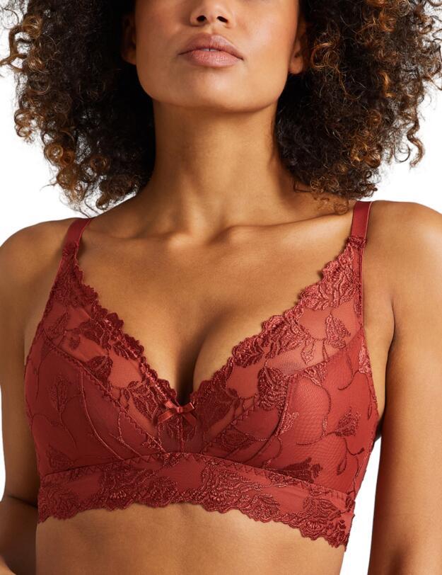 Aubade Softessence Triangle Bra Terracotta