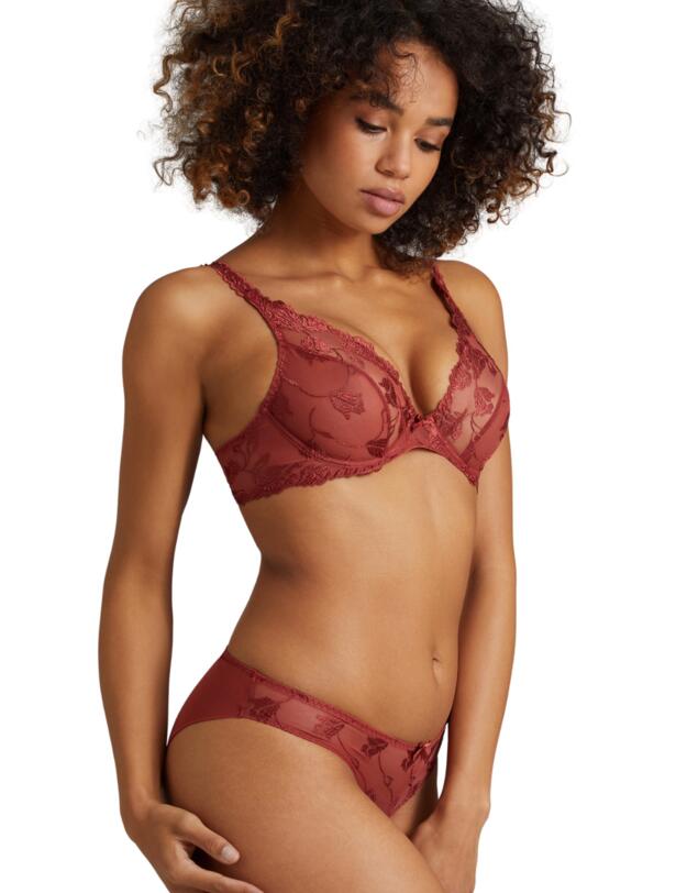  Aubade Softessence Plunge Bra Terracotta