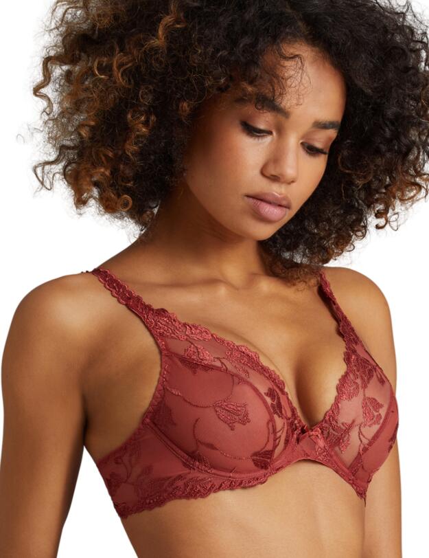  Aubade Softessence Plunge Bra Terracotta