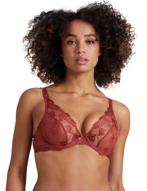  Aubade Softessence Plunge Bra Terracotta