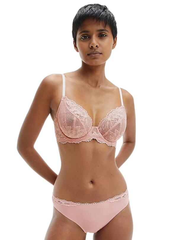  Calvin Klein Seductive Comfort Lotus Brief  Pink Shell 