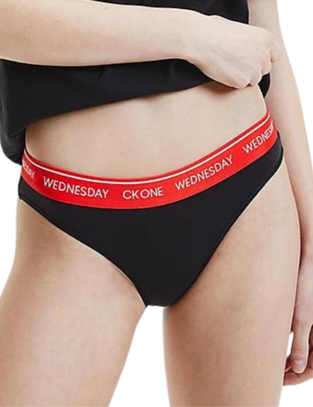 Calvin Klein CK ONE Days Of The Week Brief 7 Pack  Grey Heather/Black/Coloured/Waistband