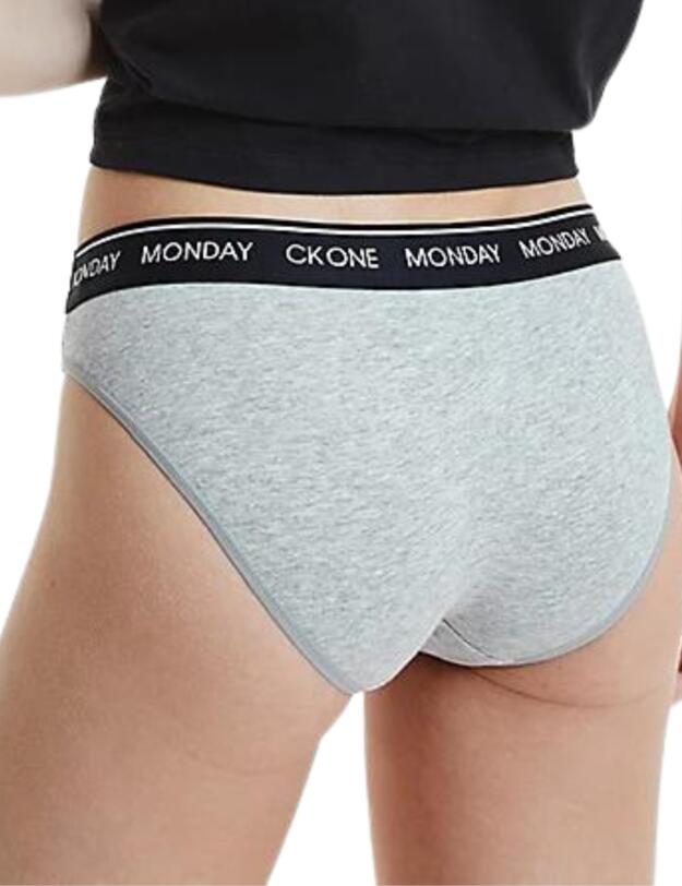 Calvin Klein CK ONE Days Of The Week Brief 7 Pack  Grey Heather/Black/Coloured/Waistband