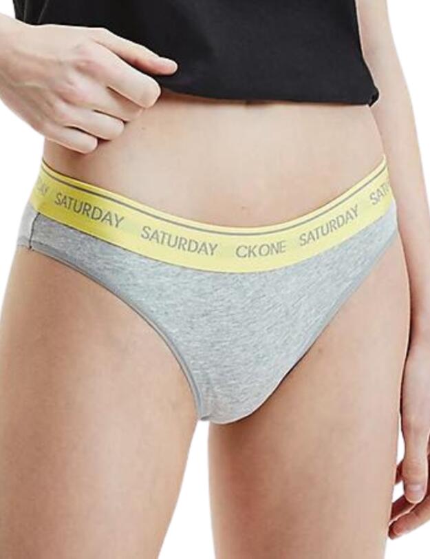 Calvin Klein CK ONE Days Of The Week Brief 7 Pack  Grey Heather/Black/Coloured/Waistband