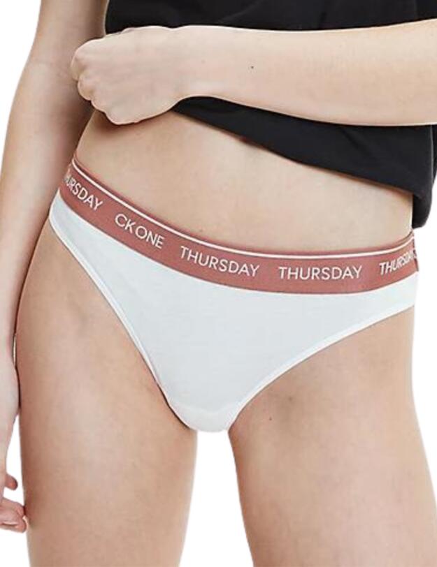 Calvin Klein CK ONE Days Of The Week Brief 7 Pack  Grey Heather/Black/Coloured/Waistband