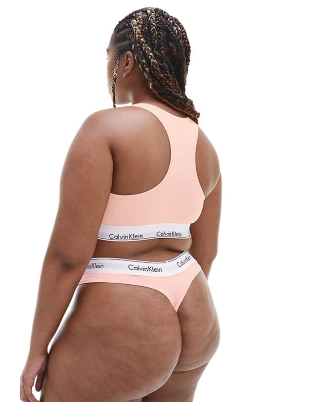 Calvin Klein Modern Cotton Plus Bralette Peach Melba
