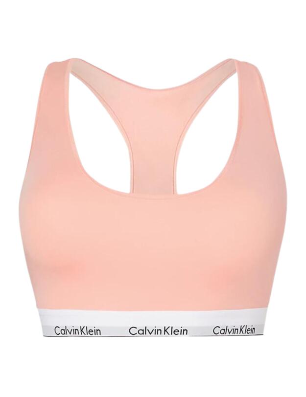 Calvin Klein Modern Cotton Plus Bralette Peach Melba