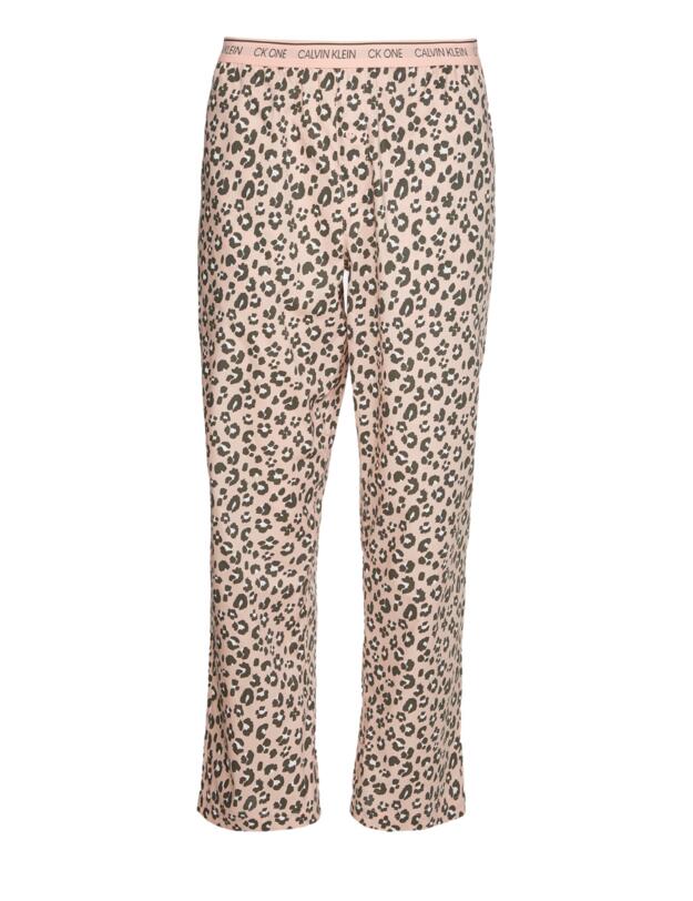  Calvin Klein CK One Sleep Pant  Stephen Leopard Peach Melba