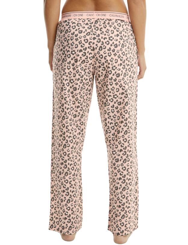  Calvin Klein CK One Sleep Pant  Stephen Leopard Peach Melba