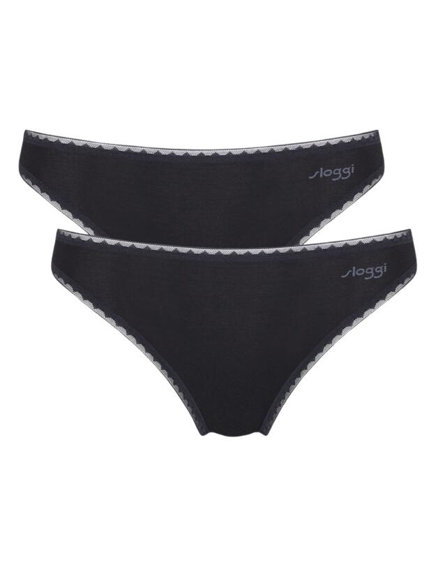 Sloggi Go Tai Brief 2 Pack Black 