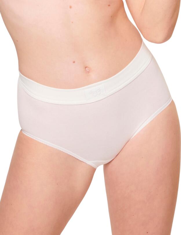 Sloggi Double Comfort Maxi Briefs 2 Pack White 