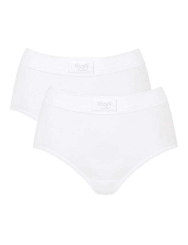 Sloggi Double Comfort Maxi Briefs 2 Pack White 