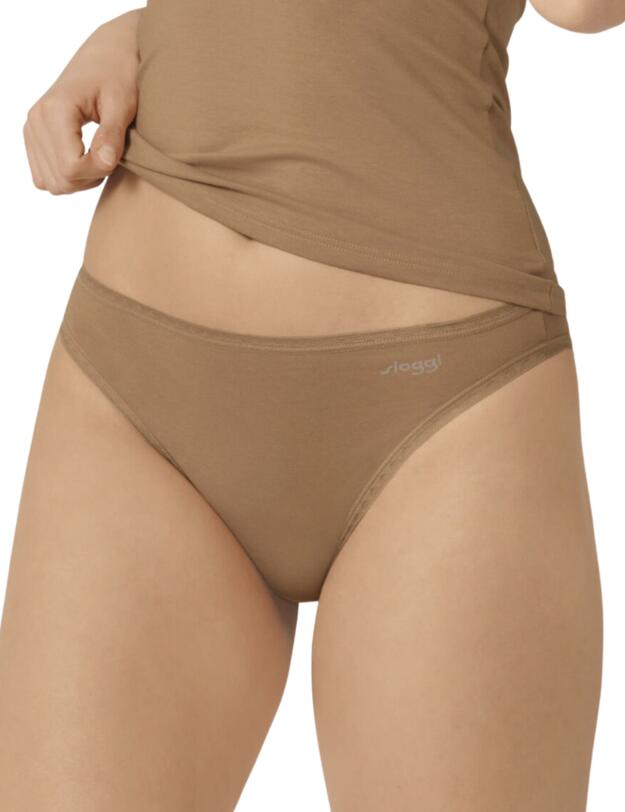 Sloggi Go Tai Brief 2 Pack Nostalgic Brown 