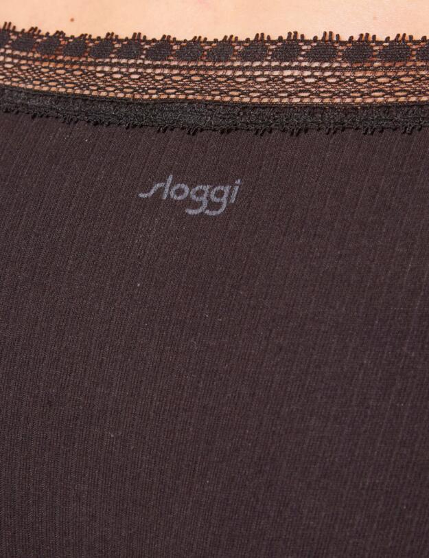 Sloggi Go Ribbed Hipster 2 Pack Black 