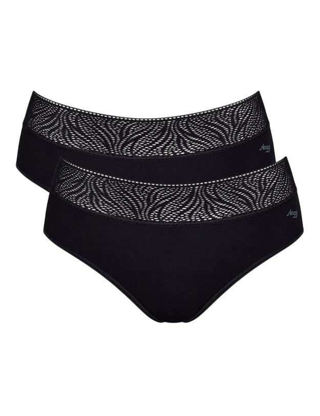 Sloggi Period Pants Hipster Medium 2 Pack Black 