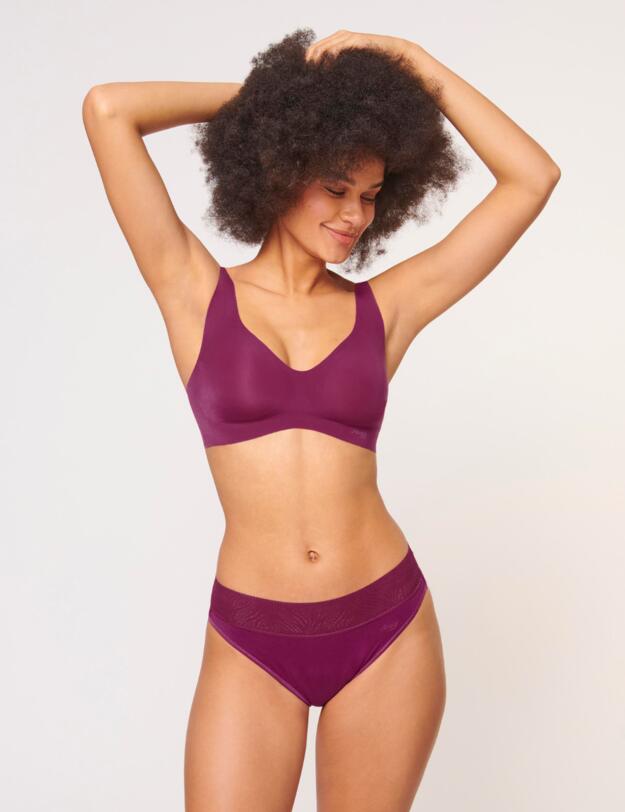 Sloggi Period Pants Tai Brief Light 2 Pack Wine 