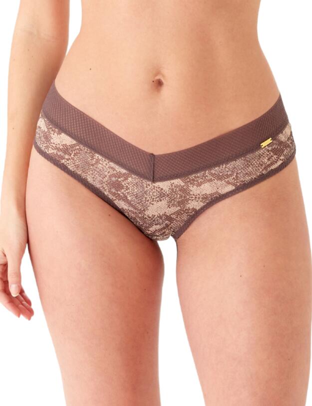 Gossard Glossies Snake Short Brief Snake Print