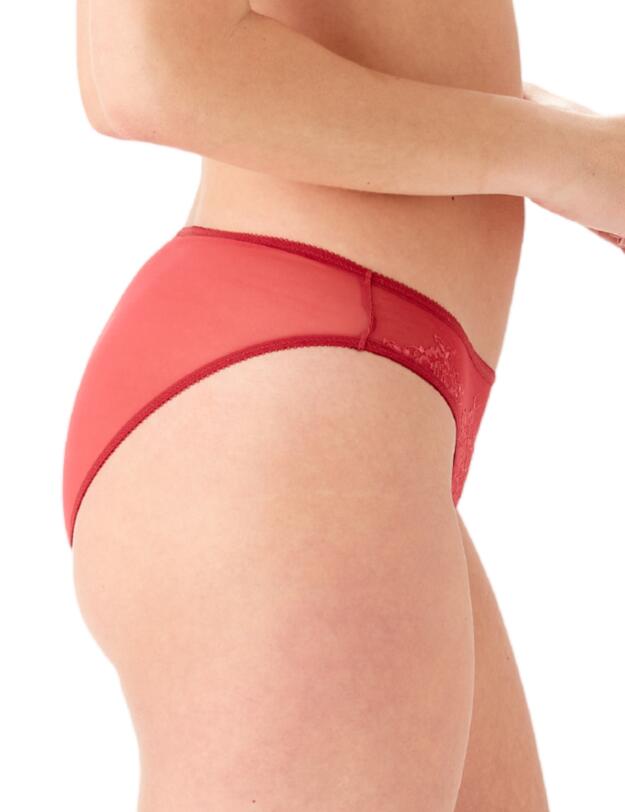 Gossard Glossies Lace Brief Raspberry Blush