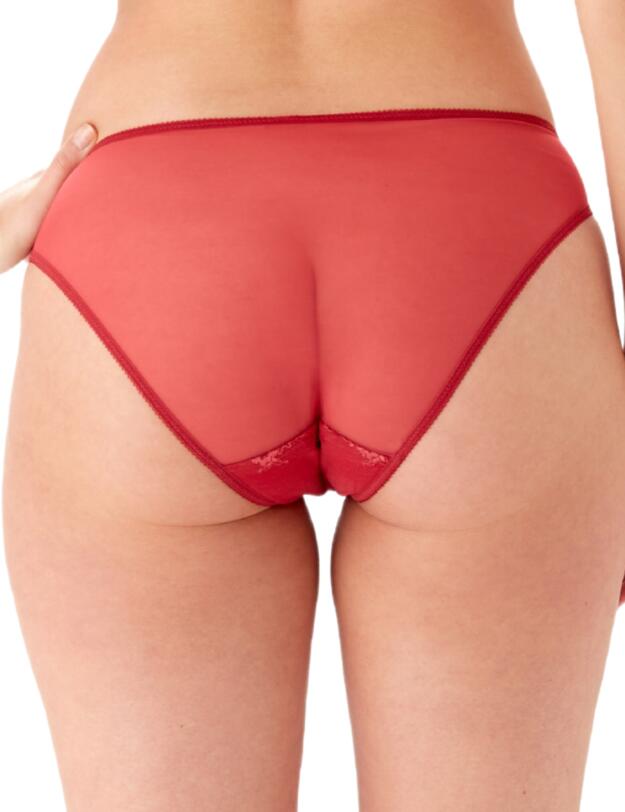 Gossard Glossies Lace Brief Raspberry Blush