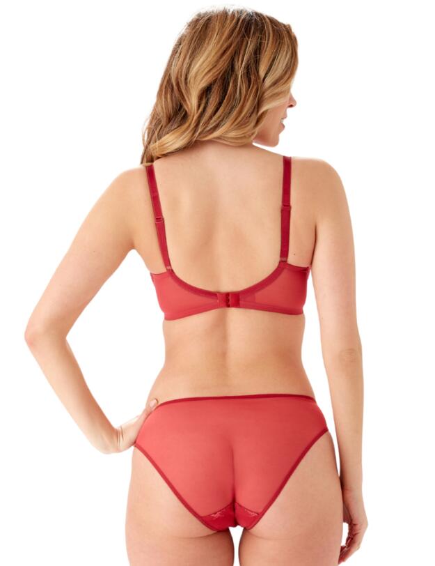 Gossard Glossies Lace Brief Raspberry Blush