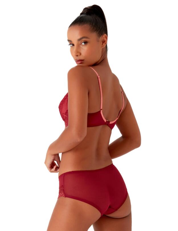 Gossard Superboost Lace Short Cranberry/Raspbery Sorbet