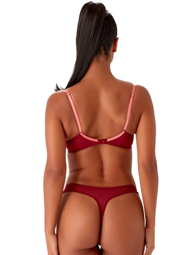 Gossard Superboost Lace Thong Cranberry/Raspbery Sorbet
