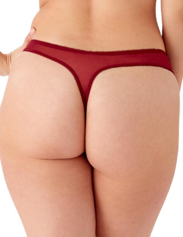 Gossard Superboost Lace Thong Cranberry/Raspbery Sorbet
