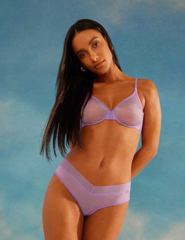 Gossard Glossies Cheeky Short Violet 